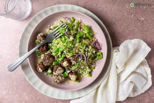 Keto Gehaktballetjes in roomsaus met snijbonen