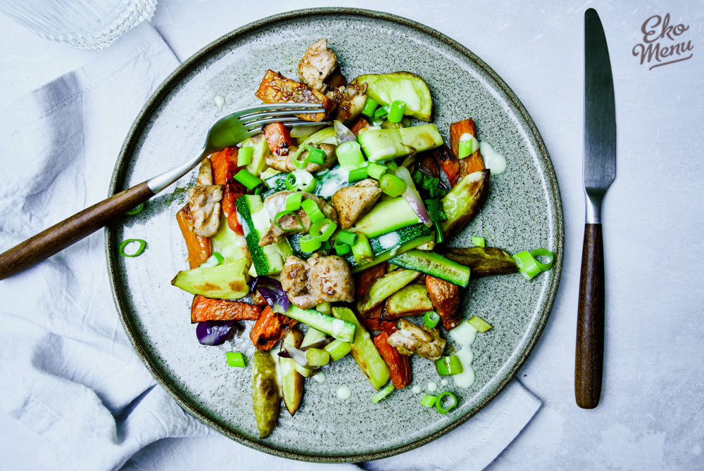 Mexican loaded zoete aardappelfriet